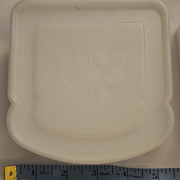 White Sandwich Container - Picture 4 of 4